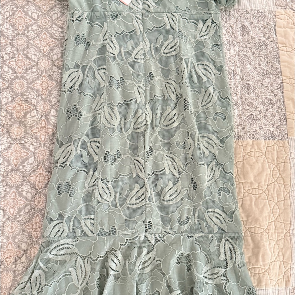 JJs House Mint Green Lace Dress